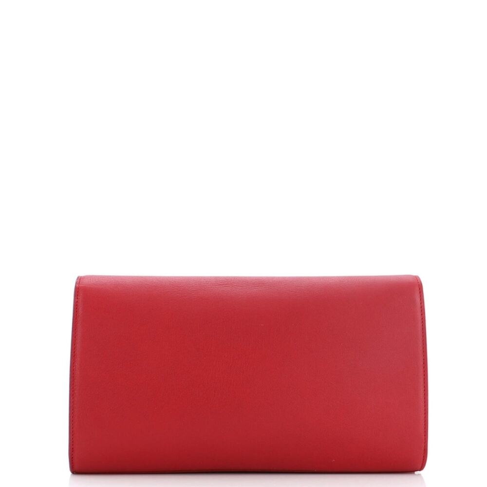 🔥 Saint Laurent Belle de Jour Clutch Leather Large EUC - Picture 14 of 15